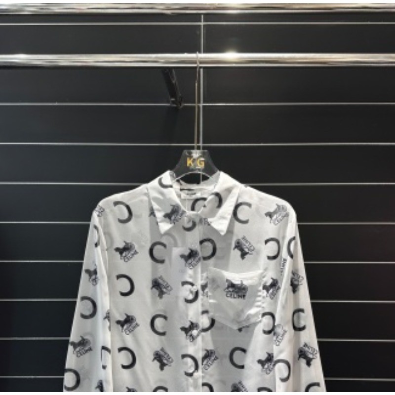 Bộ đồ nữ mới có áo sơ mi Jacquard có ve áo và váy dài