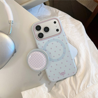 [Sheren] Vỏ điện thoại chấm bi đơn giản Thích hợp cho i17 16 15 14 13 12 11 pro max Vỏ bảo vệ chống sốc