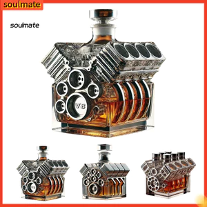 Linh hồn| Giá Đỡ Chai Rượu Thể Thao Giá Đỡ Chai Rượu V8 Động Cơ Whisky Bình Đựng Rượu Cá Tính Whisky Nhà Thanh Trang Trí Quà Tặng Độc Đáo Cho Nam Người Hâm Mộ Ô Tô Thanh