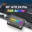 ATX 24Pin RGB 90° Bộ chuyển đổi Bộ chuyển đổi ATX 24Pin cho bộ nguồn bo mạch chủ 24PlN