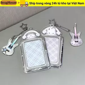 SNUGHOUSE Photocard Holder, Rock Kitten 3 Inch Idol Photo Protection, INS Trong Suốt PVC Sinh Viên Thẻ ID Trang Trí Thẻ