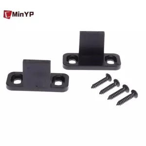 CMinYP 2 Chiếc Trượt Barn Cửa Hướng Dẫn Sàn Có Thể Điều Chỉnh Ở Lại Con Lăn Cho Đáy Cửa Trượt Đồ Nội Thất Phần Cứng Dụng Cụ Vinh Quang