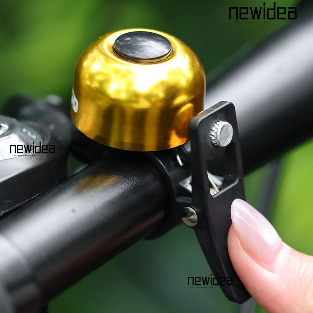 NEWIDEA Vòng chuông tay lái xe đạp, Phụ kiện Âm thanh báo động Xe đạp Sừng điện tử, Chức năng cảnh báo sáng tạo Hợp kim nhôm Âm thanh cảnh báo lớn
