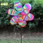 1 Chiếc Ngoài Trời Hai Lớp Cối Xay Gió Màu Đồ Chơi Trẻ Em Nhiều Màu Sắc Gió Spinner Trang Trí Sân Vườn Nhà Công Viên Cảnh Quan Trang Trí Đẹp