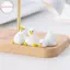 Hodou Thu Nhỏ Các Bức Tượng Nhỏ Dễ Thương Trắng Du Động Vật Micro Phong Cảnh Đồ Trang Trí Để Bàn Làm Việc Nhà Phụ Kiện Làm Vườn VN