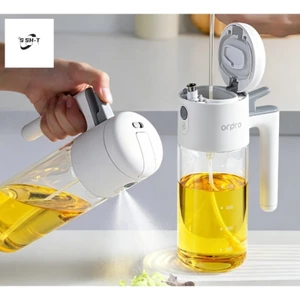 Bình xịt dầu thủy tinh - Ấm đun nước rót nhà bếp sử dụng kép có thiết kế chống rò rỉ