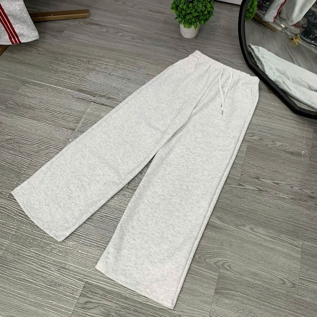 sét bộ quần dài da cá xám tiêu +mix áo thun Croptop chất tăm hình con lân  in ng ự c-chang3158