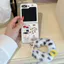 Phone Case For SAMSUNG Galaxy ZFlip7 6 5 4 3 Z Fold7 6 5 4 TPU Dog Aesthetic Korean Cute