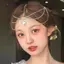 AqToCna Handmade Ngọt Ngào Cưới Mũ Pha Lê Cô Dâu Đầu Dây Xích Tiara Tóc Trang Sức Nữ Kim Cương Giả Phụ Kiện Đầu Trước AqToCna