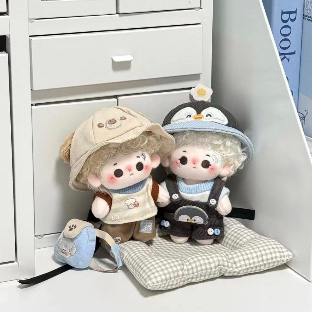 Búp Bê Cotton 10cm "Móc Chó Panini" "Bộ Quần Áo Bé Dễ Thương Sang Trọng Búp Bê Trang Phục Thay Thế