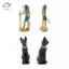 HFTOY 12x Nhân vật Ai Cập cổ đại Mới lạ Mô phỏng cao Tượng nhỏ Đồ chơi giáo dục sớm Hộp đựng xác ướp Thoth Chữ tượng hình ~