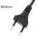 Dây sạc lỗ kép EU 220V Ac Đa năng để sạc lại Đèn pin nhẹ mạnh 1101 1106 1108 Đẹp