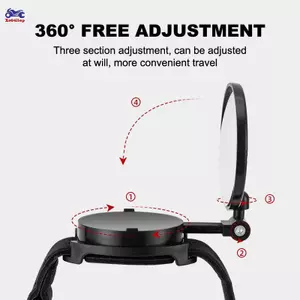 Gương cổ tay xe đạp có thể gập lại XOTOP 360° Gương chiếu hậu cổ tay đi xe đạp xoay được VN