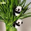Kawaii Panda Sang Trọng Đồ Chơi Búp Bê Mềm Động Vật Gấu Trúc Kẹp Ôm Rèm Kẹp Đồ Chơi Búp Bê Đẹp