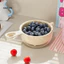 Linh hồn| Giỏ thoát nước hai lớp Thoải mái Grip Colander Giỏ thoát nước hai lớp có tay cầm – Dụng cụ lọc trái cây rau củ đa năng cho bồn rửa nhà bếp cho Đông Nam