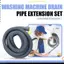 Máy giặt Ống thoát nước 10 Ft Linh hoạt Máy rửa chén Ống thoát nước Bộ dụng cụ mở rộng Máy giặt sóng Ống xả