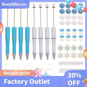 8 Bộ Bút Đính Hạt Nhựa Bút Mùa Đông Số Lượng Lớn Bi DIY Thủ Công Bút Làm Bộ Dành Cho Học Sinh Thanh Thiếu Niên Trường Học