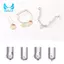 4 Đầu lưỡi gợn sóng, Đầu khắc, Đầu gỡ lỗi và Đầu lưỡi đục lỗ cho máy làm 3 Lưỡi thay thế QuickSwap