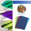 Gói 6 Gel Phim Màu, Phim Màu Trong Suốt, Chịu Nhiệt Cho Đèn, Lọc Màu (30 x 21 cm)