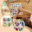 Bảng Xếp Hình Bảng Chữ Cái Tiếng Ả Rập gamchiano Có Tay Nắm Khối Ghép Hình Bằng Gỗ Cho Trẻ Em