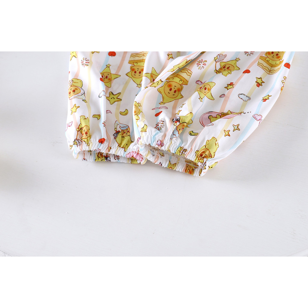 Bé Trai Bé Gái Mùa Hè Quần Muỗi Cotton Lụa Mỏng Hoạt Hình Bloomers 80-130 Size XTE8