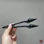 WHX-Hairpin {Những lời tốt lành} Phụ kiện tóc conch Ebony chính hãng được chạm khắc bằng tay Tấm kẹp tóc Quà tặng