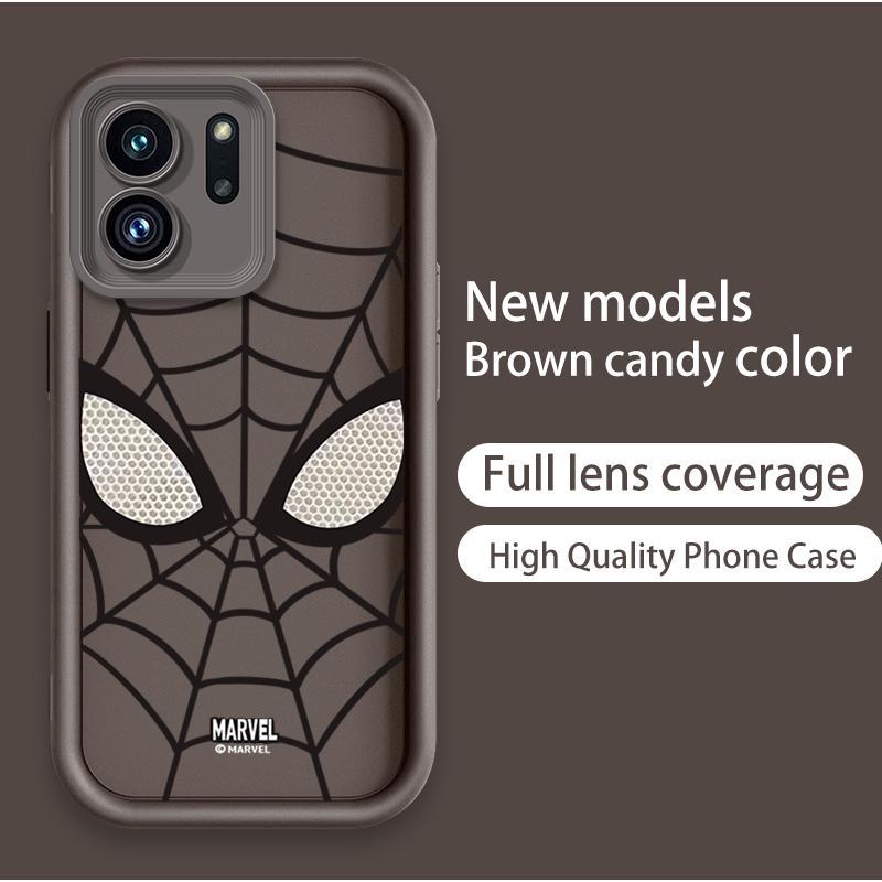 Ốp Lưng Cho OPPO A5X A6 A6X 4G 5G Phim Hoạt Hình Silicon Mềm Đáng Yêu Ốp lưng TPU Spider Man web Angel Eye Ốp Lưng Chống Sốc