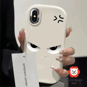 ốp lưng iphone X 11 12 13 14 15 16Promax dùng cho biểu cảm Hung Dữ Khung ảnh kim loại cô gái mập mạp silicon lỏng