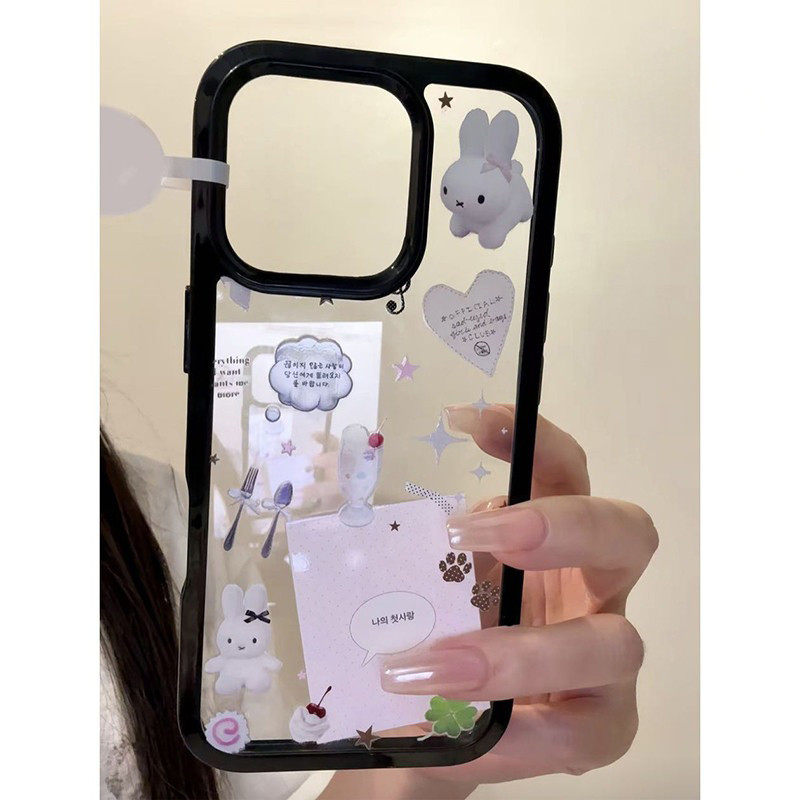 Ốp Lưng Cho IPhone 11 17 16 15 13 14 12 Pro Max AIR 16 15 Plus XR XS Max Vỏ trong suốt Acrylic ngọt ngào tươi mát | BigBuy360 - bigbuy360.vn