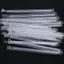 JASMINE 500 Chiếc DIY Ống Hút Nhựa Dùng Một Lần Ngắn Trong Suốt Đầu Nhọn Mỏng Ống Hút Uống Hàng Hóa Phụ Kiện Nhà Bếp JASMINE