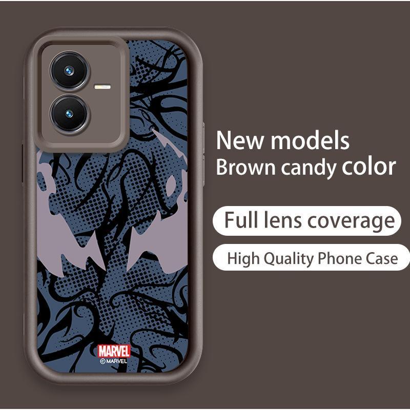 Ốp Lưng Cho VIVO Y22 4G Y22S 4G Hoạt Hình Silicon Điện Thoại Thông Minh Mềm Ốp Lưng TPU Spider Man Venom Thoáng Mát Mắt Thiên Thần Chống Sốc Ốp Lưng