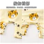 Áo liền quần trẻ em mùa hè Bộ áo liền quần mỏng ngắn tay Cotton nguyên chất 59-90 Size OJSG
