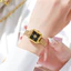 Đồng hồ đeo tay vuông nhỏ phong cách trung cổ Ánh sáng sang trọng Niche Class Quartz Live 26.5.10