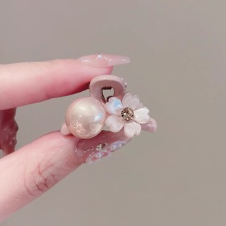 Ngọt Ngào Hồng Ngọc Trai Hoa Mini Nhỏ Lấy Kẹp Nữ trán Bên Gãy Tóc Kích Thước Nhỏ Top Kẹp Cặp Kẹp 5.10 GI5F