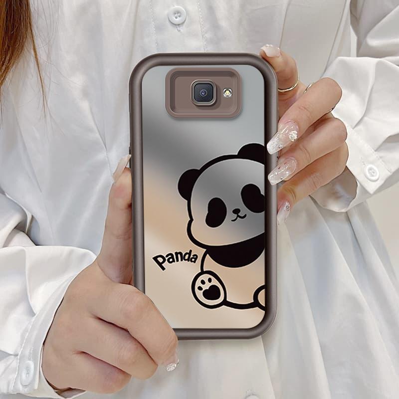 Ốp lưng cho Samsung J7 Prime Phim hoạt hình Silicone Girls Soft TPU Panda Angel Eye Vỏ điện thoại chống sốc