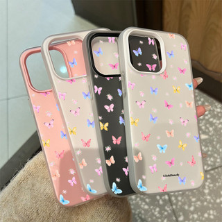 Ốp lưng thư cho iPhone 17 16 15 14 13 12 11 7 8  Bướm màu nước đa sắc XS XR XSMAX  silicon TPU mềm điện thoại trầyrơi