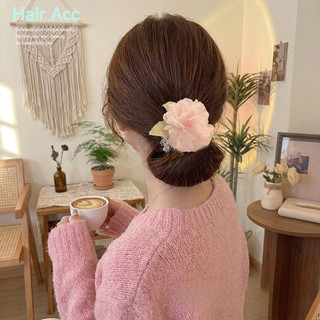 Nhật Bản Nữ Tính Cảm Giác Trong Suốt Voan Hoa Kim Cương Giả Tóc Dây Lưng Đầu Buộc Tóc Tính Khí Thanh Lịch Cao Cấp Phụ Kiện Tóc Nữ