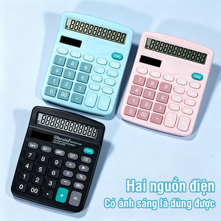 Máy Tính Bỏ Túi Máy Tính Cầm Tay Thời Trang Sang Trọng Năng Lượng Mặt Trời Văn Phòng Phẩm Học Sinh Kế Toán Phím Bấm Nhạy