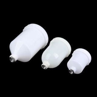 Cốc sơn phun OUSXA, Cốc phun thức ăn trọng lực 125 / 250 / 600ml bằng nhựa, Đầu nối ren bền bỉ Đa năng Phù hợp với nồi phun sơn Phụ kiện dụng cụ cầm tay