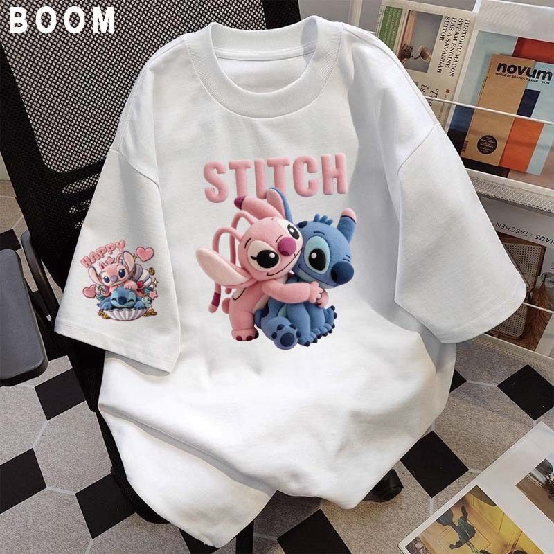 Áo thun chữ thêu nữ kiểu hàn quốc form rộng tay lỡ cổ tròn cotton mát - hè hot trend in cách dễ thương- Local brand #16