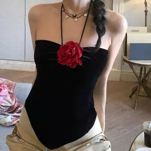 Áo vest ống hoa nữ summer, slim-fit, gợi cảm mặc ngoài ngắn