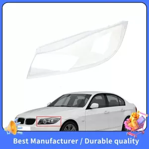 1 Chiếc Xe Bên Trái Trong Suốt Đèn Pha Bao Đầu Đèn Vỏ Ống Kính Phụ Kiện Thay Thế Cho 3-Series E90 E91 2005-2011