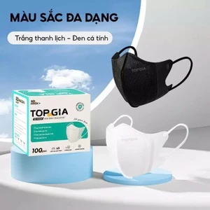Khẩu Trang 5D Top Gia Cao Cấp Chống Tia UV, Ngăn Ngừa Bụi Mịn, Thoáng Khí, Kháng Khuẩn An Toàn Cho Sức Khỏe