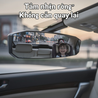 Gương chiếu hậu góc rộng Chống chói Tầm nhìn rõ ràng Lắp đặt dễ dàng Phù hợp với tất cả các ô tô Ống kính cong