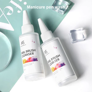 【Roshy】Nước rửa bút chuyên dụng cho móng dung dịch rửa bút dịu nhẹ nước làm sạch cọ móng.