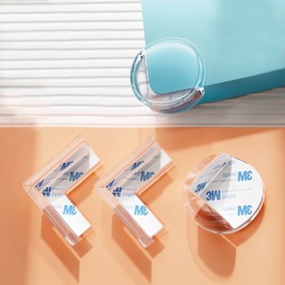 Bịt góc bàn, bọc cạnh bàn kính, cạnh tủ vuông bằng silicon an toàn cho bé -PST99