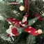 Mặt dây chuyền Giáng sinh bằng sắt Retro Phong cách cổ xưa Ông già Noel Máy bay Cây thông Noel Treo trang trí Đồ trang trí Người tuyết Trang trí