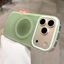 Ốp điện thoại từ tính màu mờ chất lượng cao cho iPhone 17 Pro Max 16 13 14 15 pro max Bảo vệ ống kính chống rơi Vỏ cứng bảo vệ điện thoại