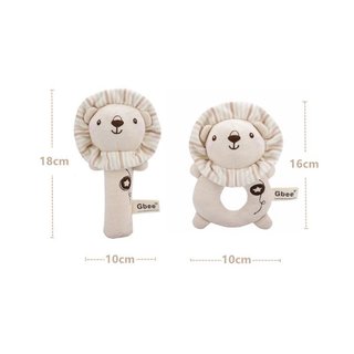 Bé Lục Lạc Sang Trọng Đồ Chơi Gbee Cotton Mềm Vải Tre Cảm Giác Lấy Lắc Trẻ Sơ Sinh Học Sớm