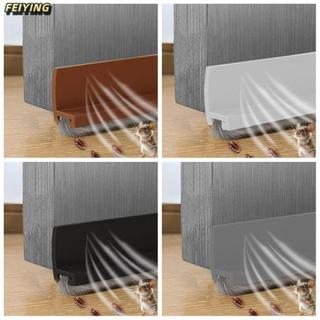 FEIYING Nút chặn dự thảo cửa FEIYING, Con dấu cửa bàn chải tự dính PVC, Thiết kế bàn chải chuyên nghiệp Phòng chống côn trùng cách âm Quét cửa phòng khách